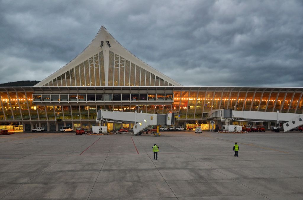 Airport Bilbao Airport — exterior view