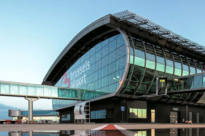 Airport Zaventem Brussels Airport — exterior view